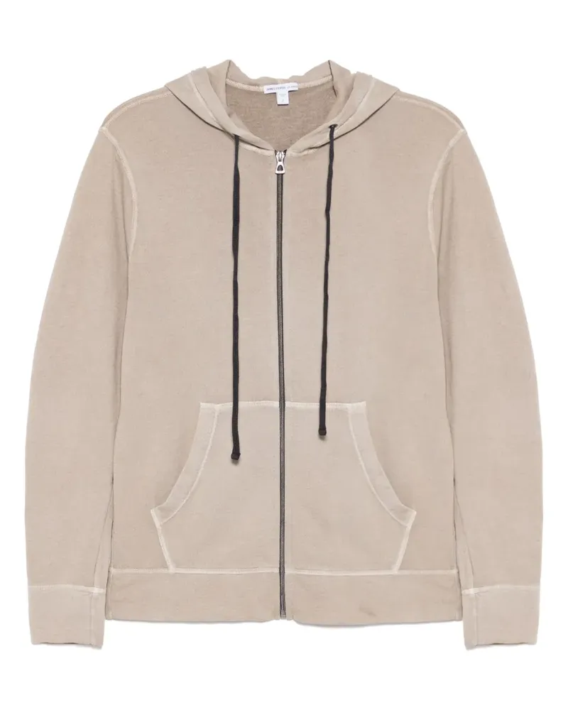 James Perse Vintage French Terry Kapuzenjacke - Nude Nude