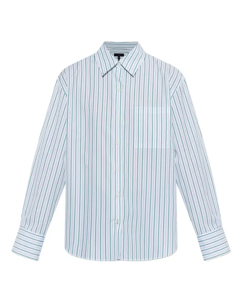 Rag & Bone striped-pattern shirt - Weiß Weiß