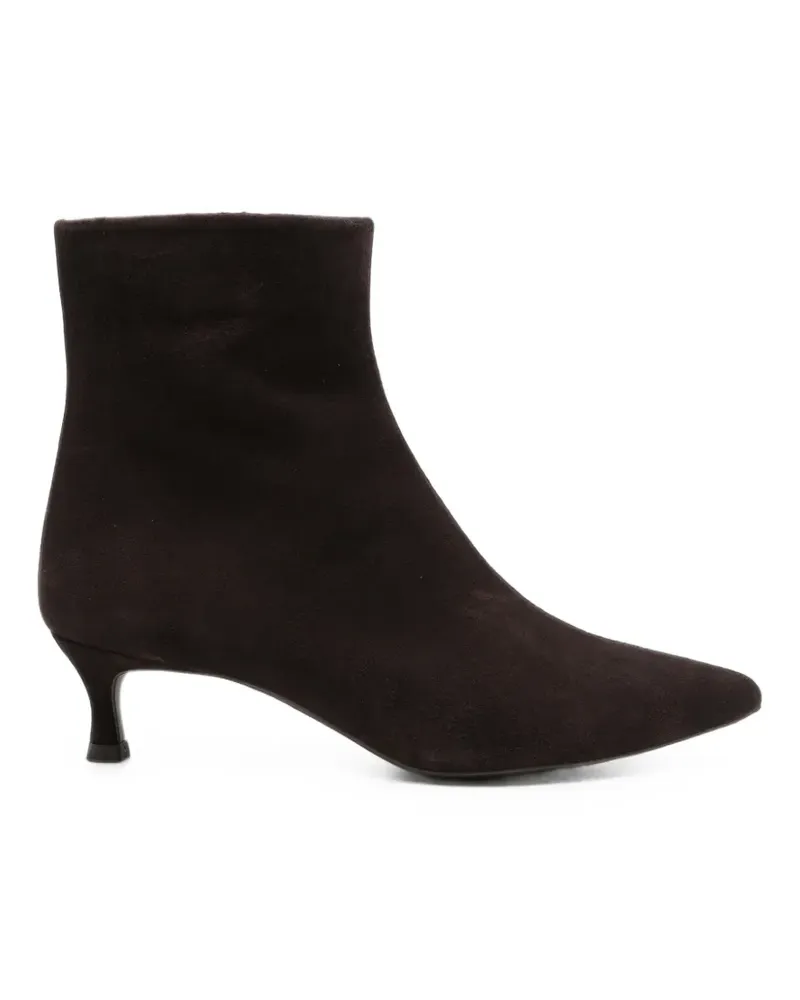 Unisa pointed-toe suede ankle boots - Braun Braun