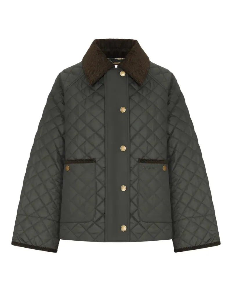 Barbour Ava quilted corduroy-collar jacket - Grün Grün
