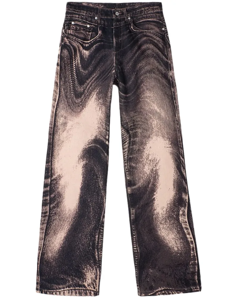 Camper Halbhohe Straight-Leg-Jeans - Rosa Rosa