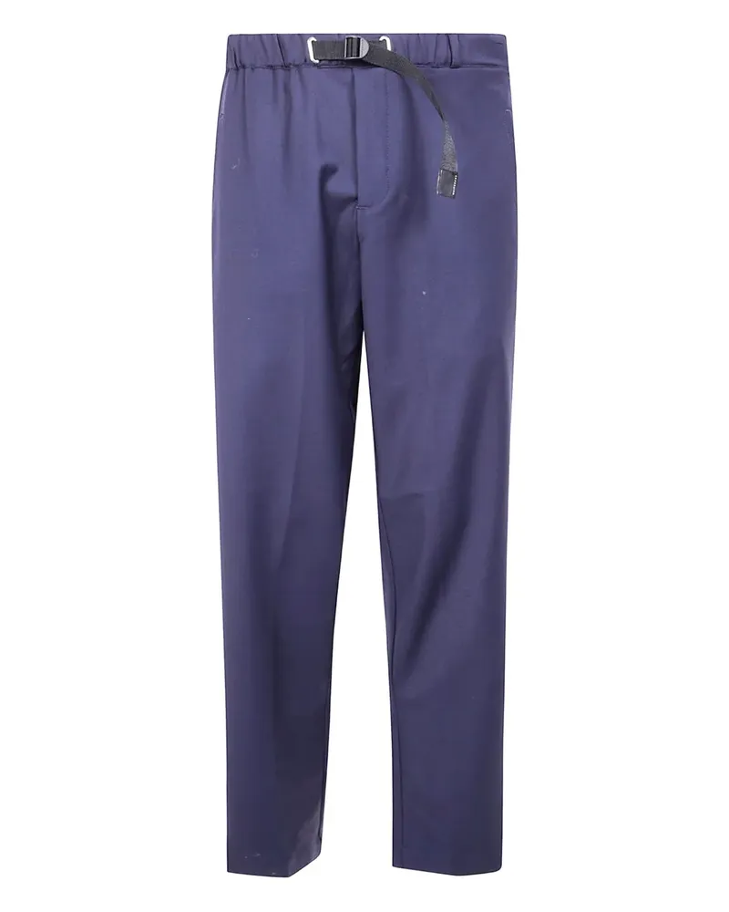 PLAN C Wollhose mit verstellbarem Gürtel - Blau Blau