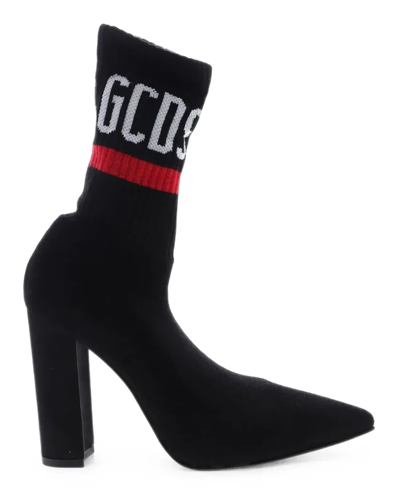 GCDS Stiefeletten mit spitzer Kappe - Schwarz Schwarz