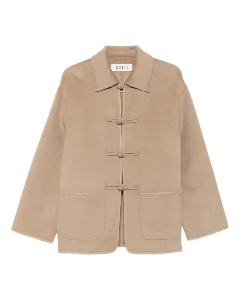 Róhe Jacke mit aufgesetzten Taschen - Braun Braun