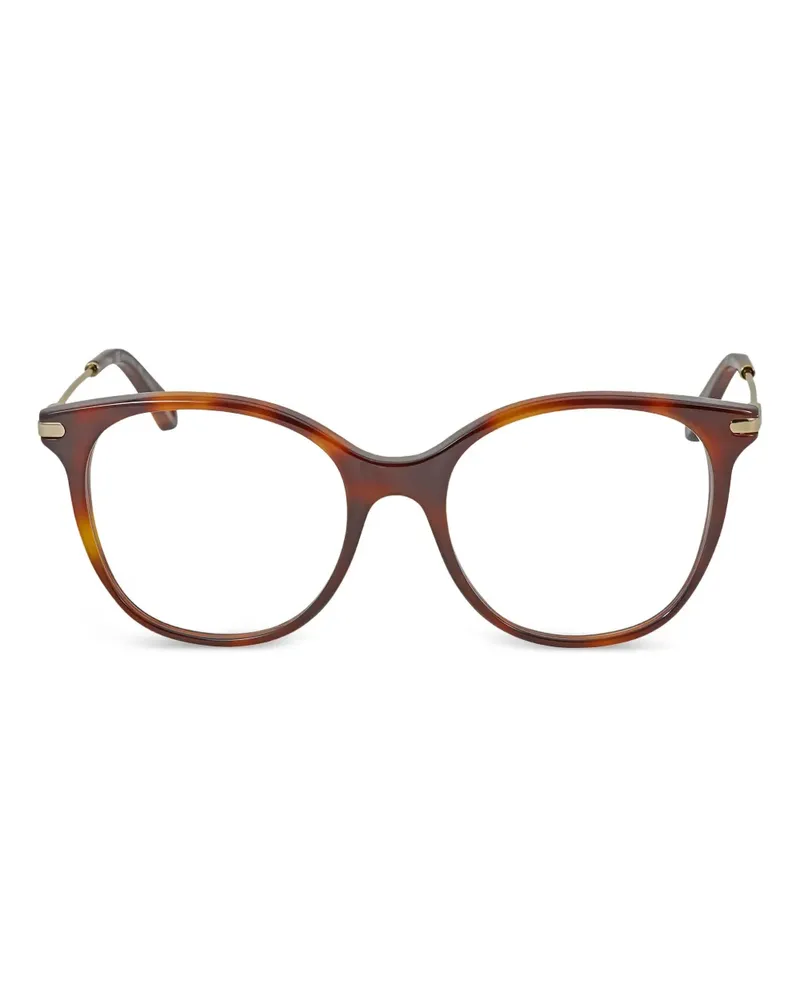 Chloé Brille mit rundem Gestell - Braun Braun