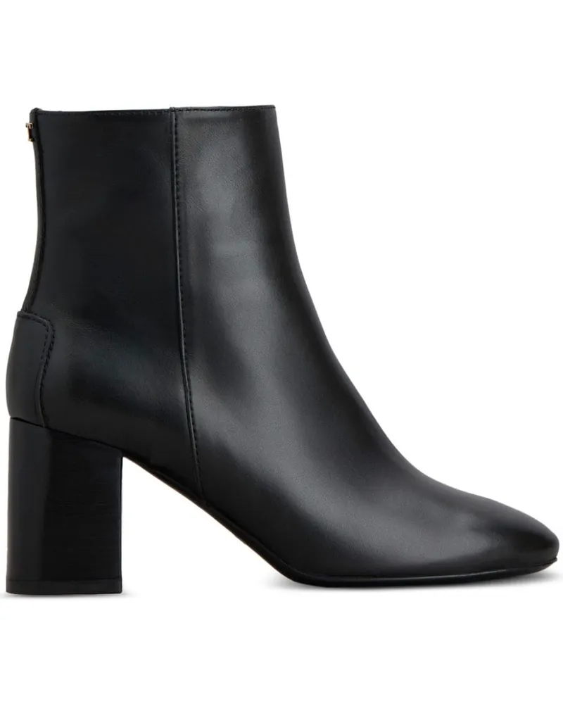 TOD'S Knöchelhohe Lederstiefel - Schwarz Schwarz