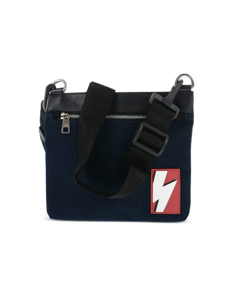 Neil Barrett Sacoche Kuriertasche - Blau Blau