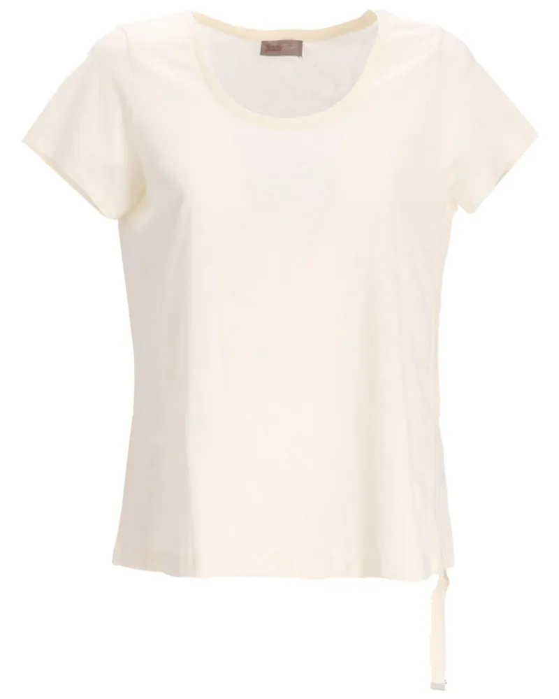 Herno T-Shirt mit Kordelzug - Weiß Weiß