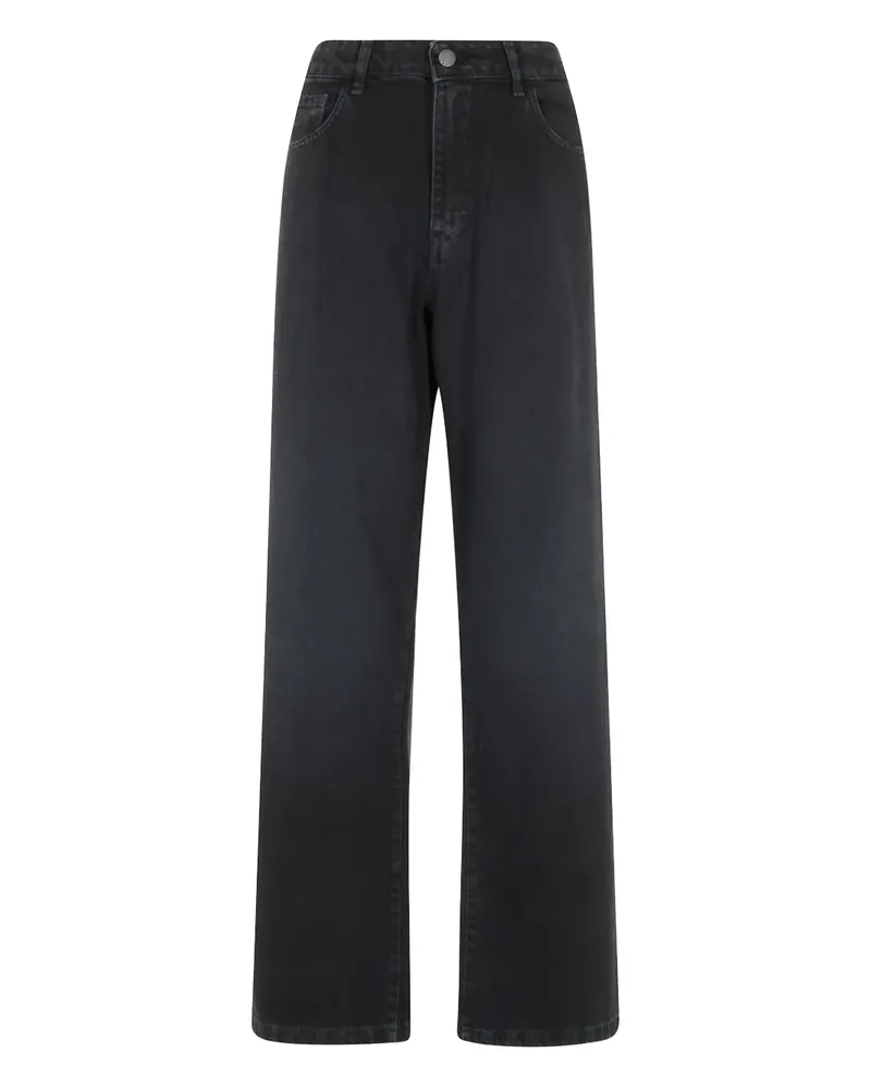 Federica Tosi button-fastening jeans - Schwarz Schwarz