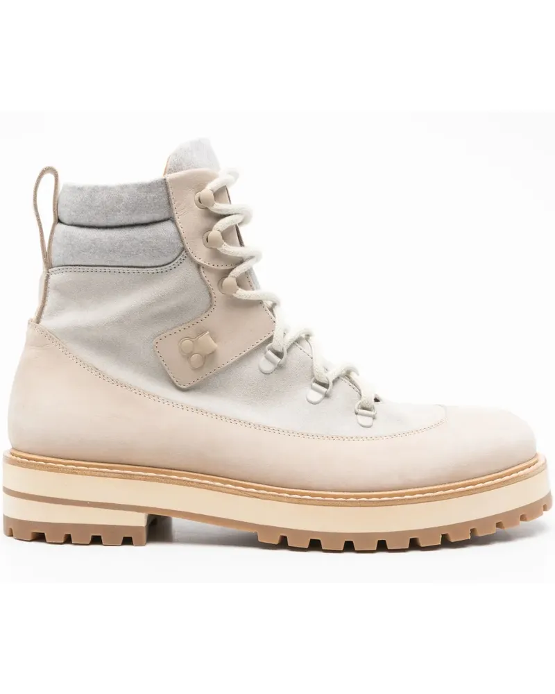 Eleventy Stiefel mit Schnürung - Nude Nude