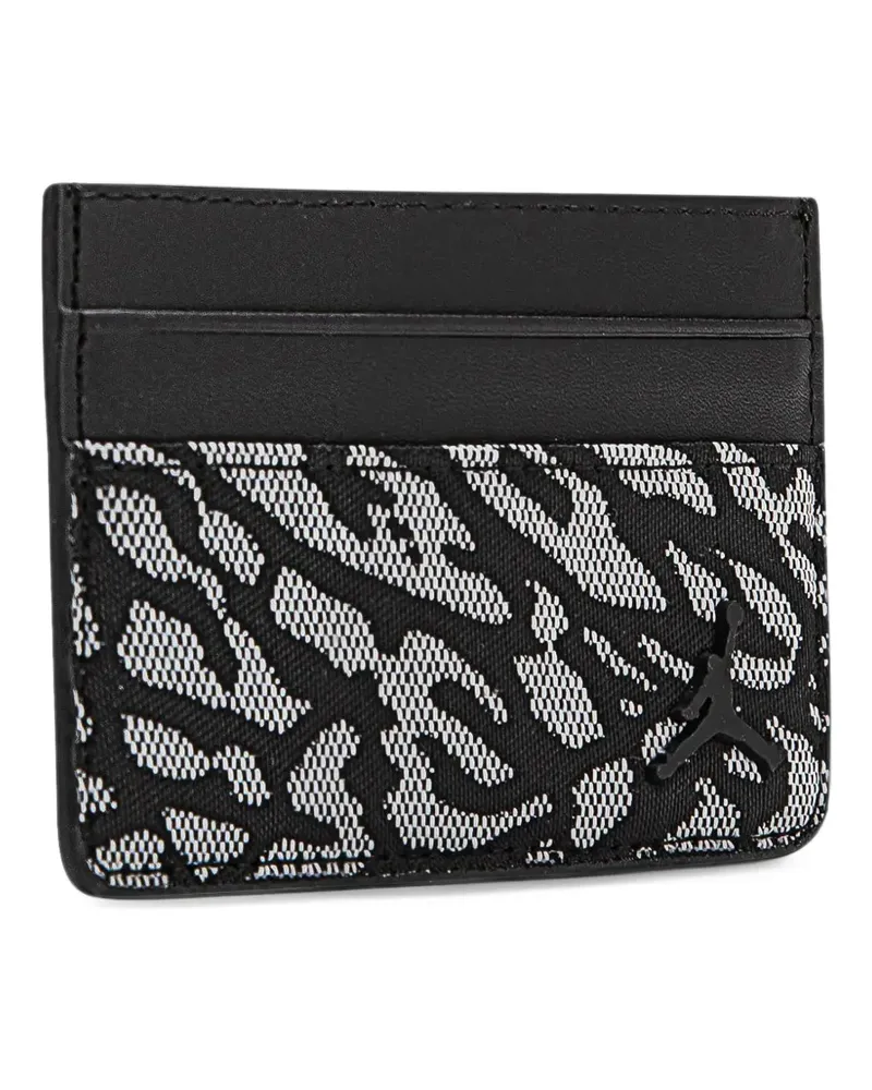 Jordan Icon Kartenetui mit Elefanten-Print - Schwarz Schwarz