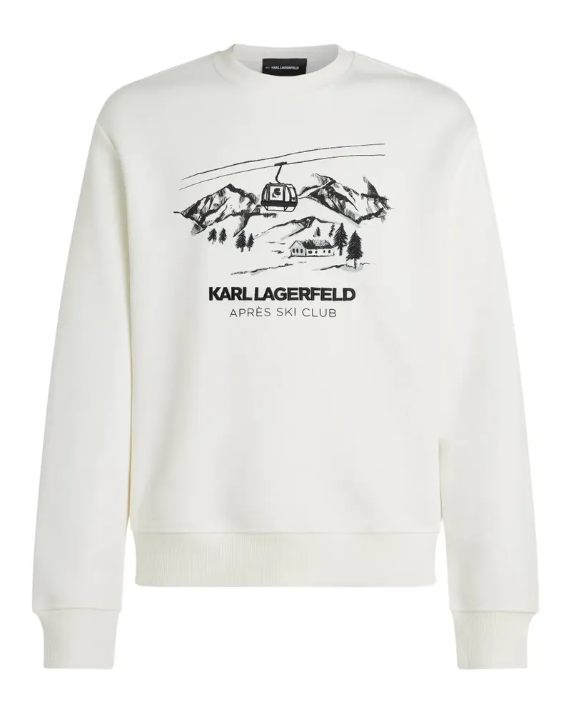 Karl Lagerfeld Après Ski Club sweatshirt - Weiß Weiß