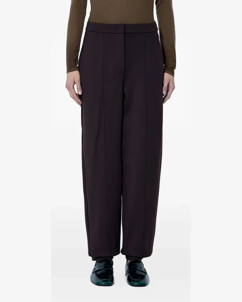 Max Mara Klassische Hose mit Bügelfalten - Braun Braun