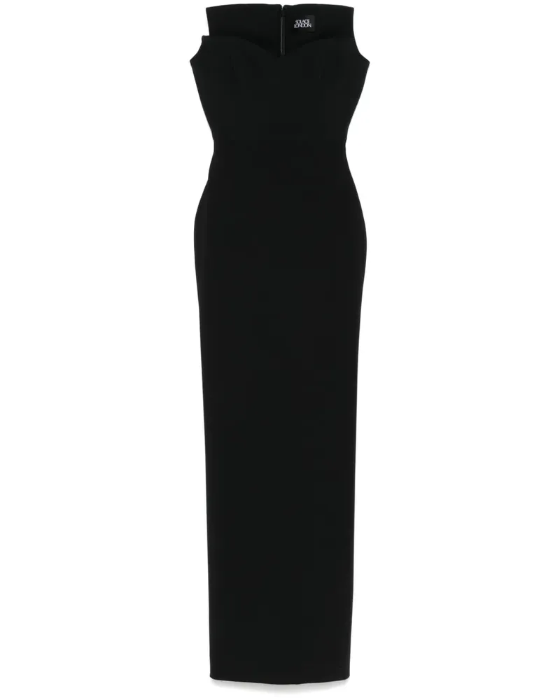Solace London Malla Maxikleid - Schwarz Schwarz