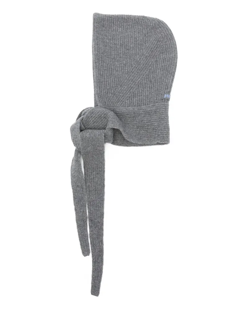 JUUN.J Beanie mit Schleifendetail - Grau Grau
