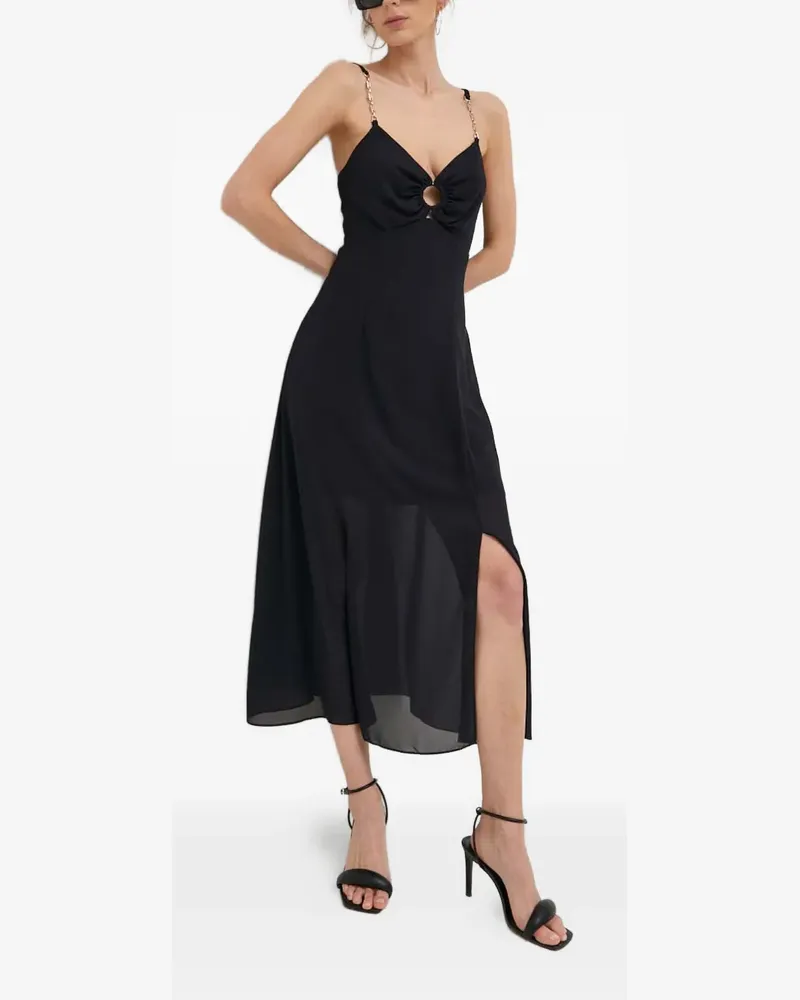 Morgan chain-strap cutout midi dress - Blau Blau