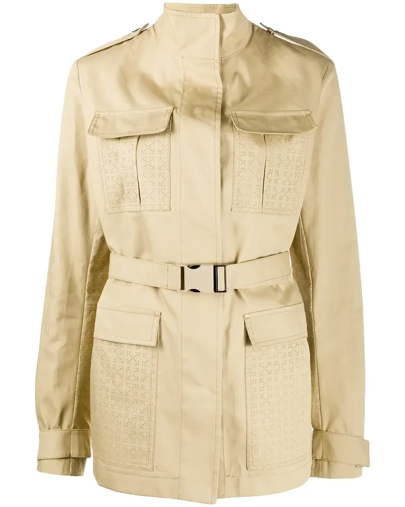 OFF-WHITE Kurzer Trenchcoat - Nude Nude