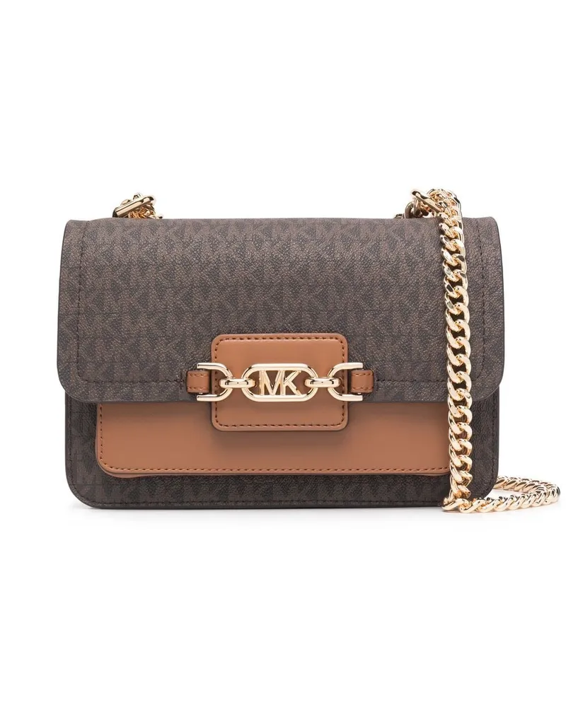 Michael Kors Schultertasche mit Logo-Print - Braun Braun