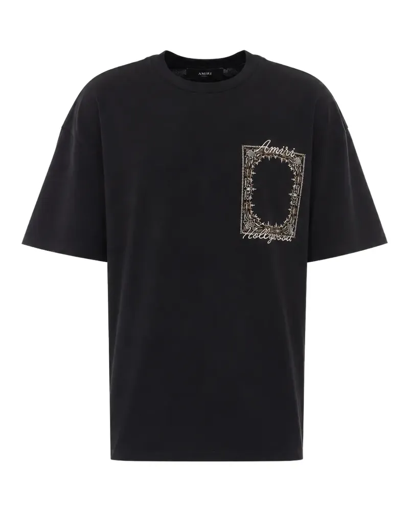 Amiri Ma Quad bandana T-shirt - Schwarz Schwarz