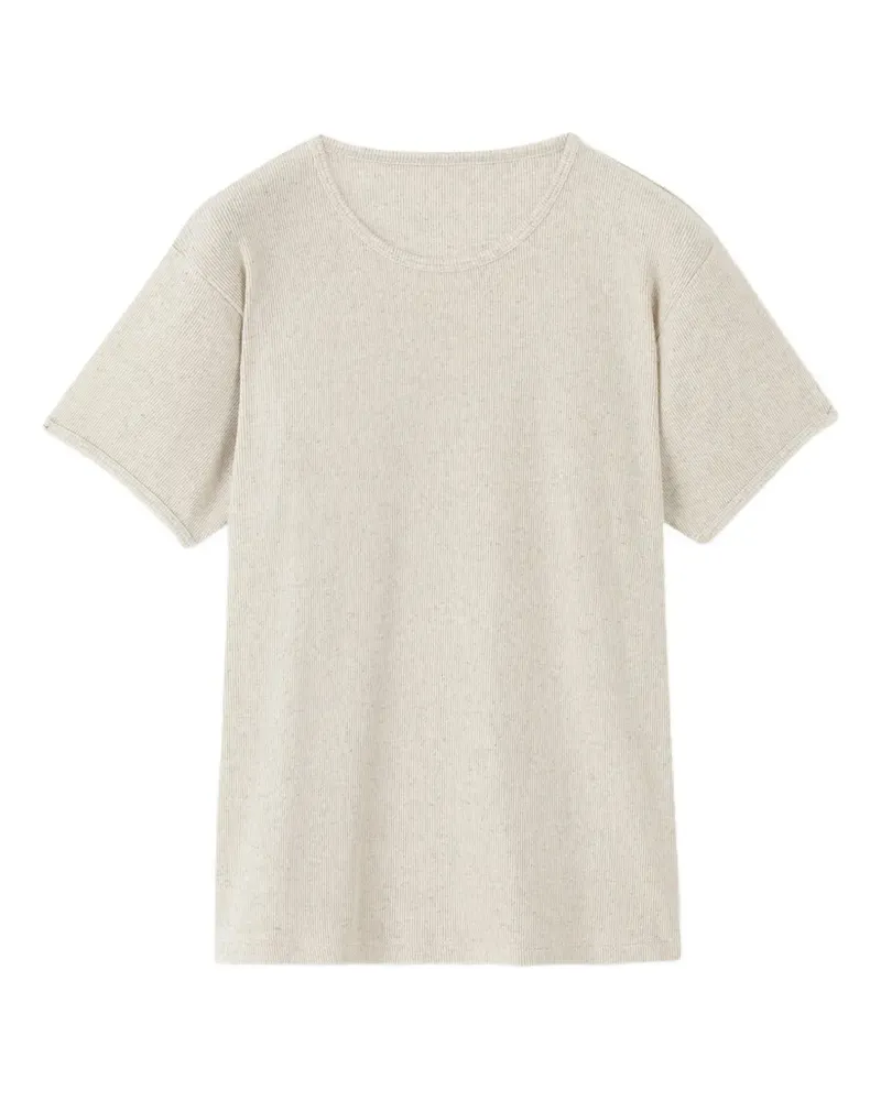 Fortela short-sleeves cotton T-shirt - Nude Nude