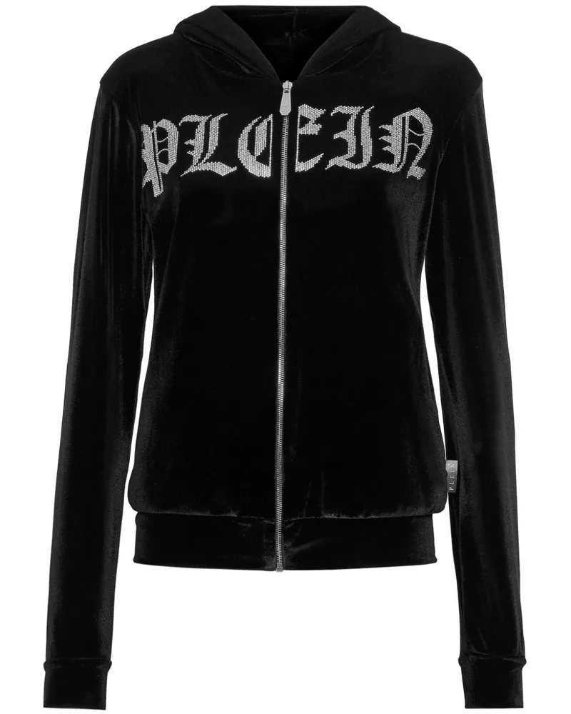 Philipp Plein Hoodie mit Logo - Schwarz Schwarz