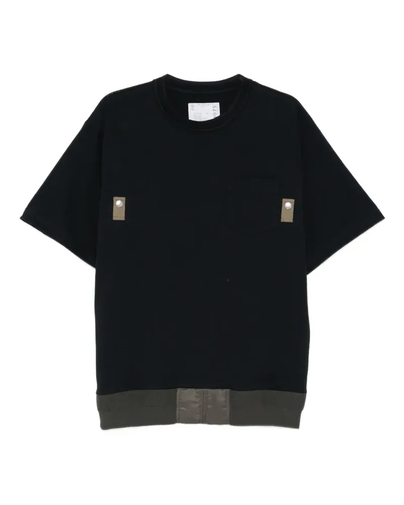 Sacai Klassisches T-Shirt - Blau Blau