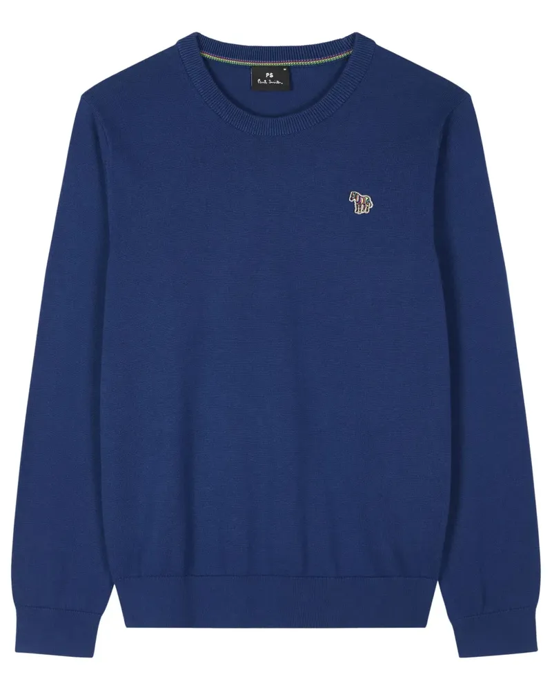 Paul Smith Pullover mit Logo-Stickerei Blau