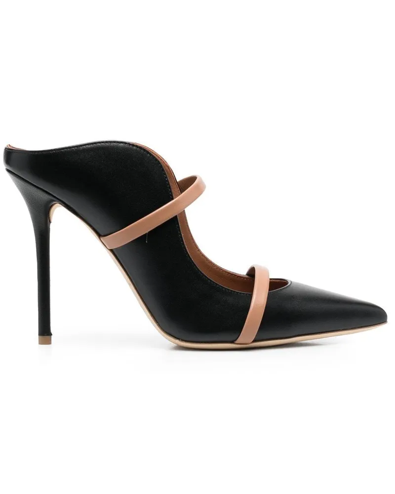 Malone Souliers Maureen Mules 110mm - Schwarz Schwarz
