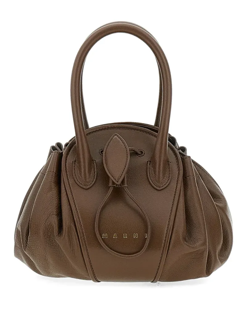 Marni small Tulipea tote bag - Braun Braun