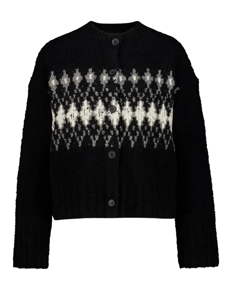Altuzarra Haven Fair Isle cardigan - Schwarz Schwarz