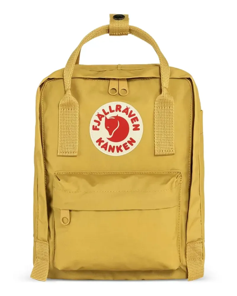 Fjäll Räven Kånken Rucksack mit Logo-Patch - Gelb Gelb