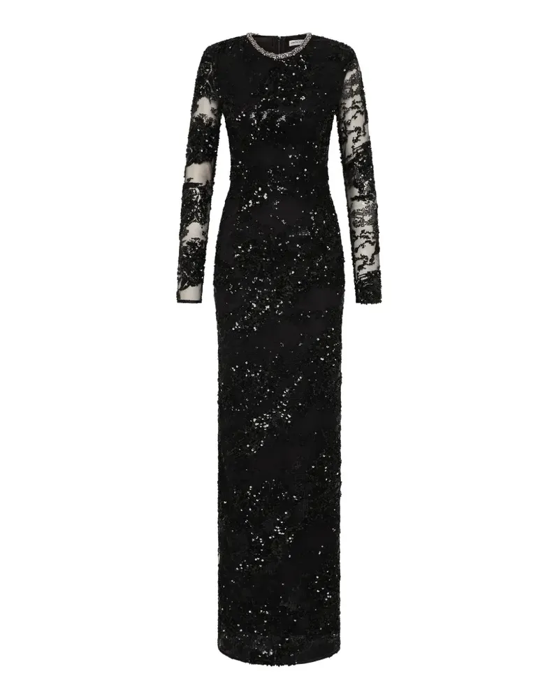 Rebecca Vallance Beau Abendkleid - Schwarz Schwarz