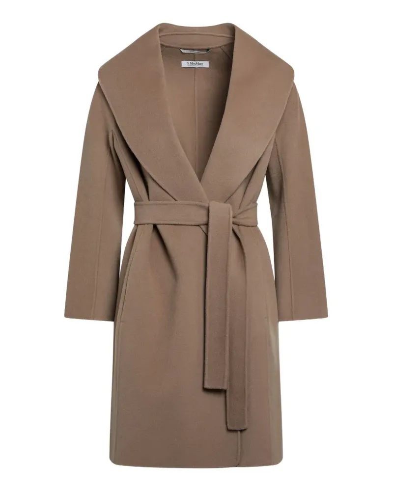 Max Mara Messi Mantel mit Gürtel - Nude Nude