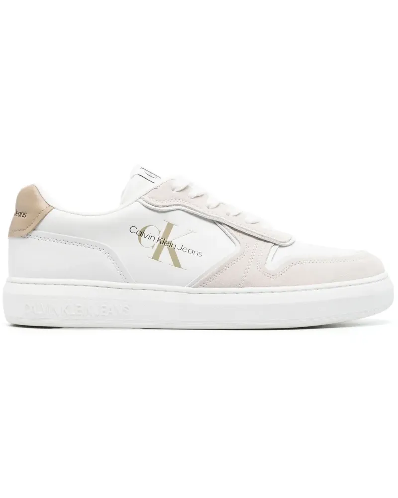 Calvin Klein Sneakers mit Logo-Verzierung - Weiß Weiß
