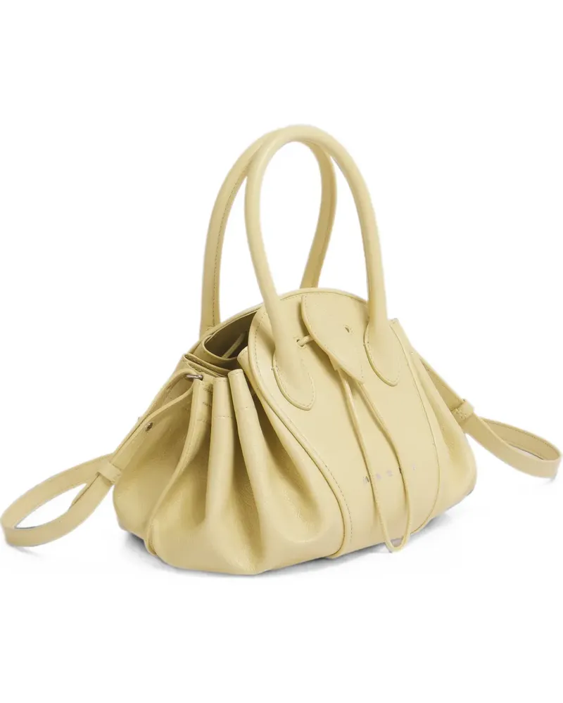 Marni Tulipea buffalo-leather shoulder bag - Gelb Gelb