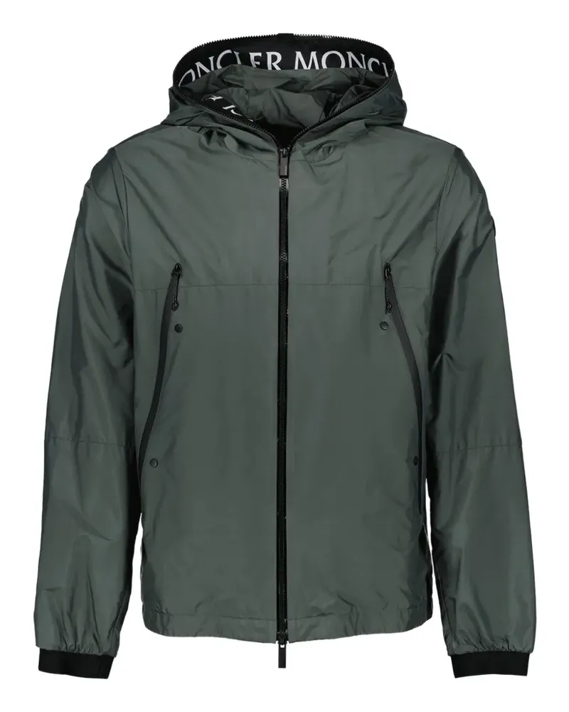 Moncler hooded zip jacket - Grün Grün