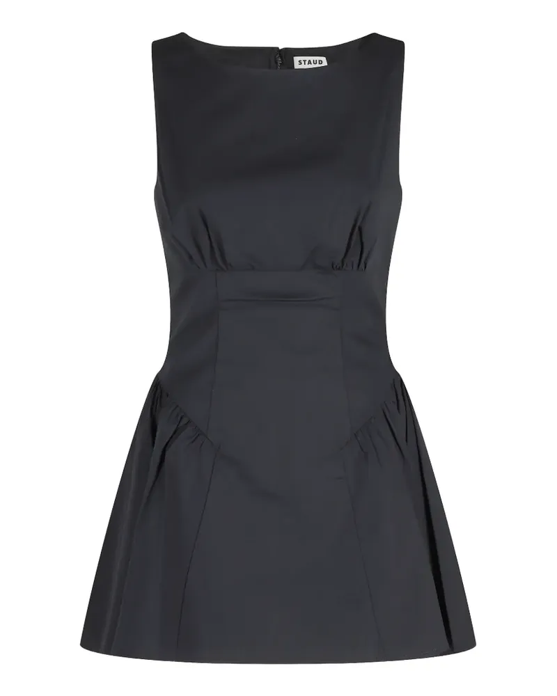 STAUD Gwen Minikleid - Schwarz Schwarz