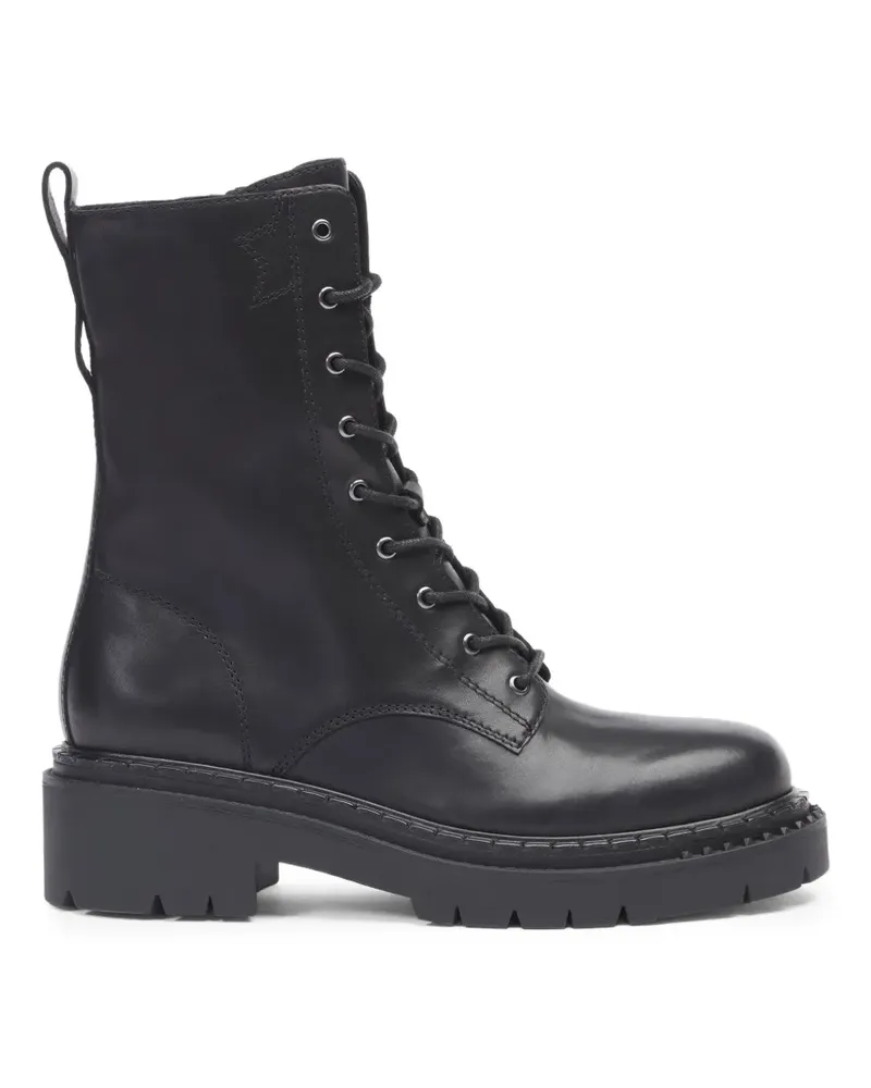 ash Klassische Schnürstiefel - Schwarz Schwarz