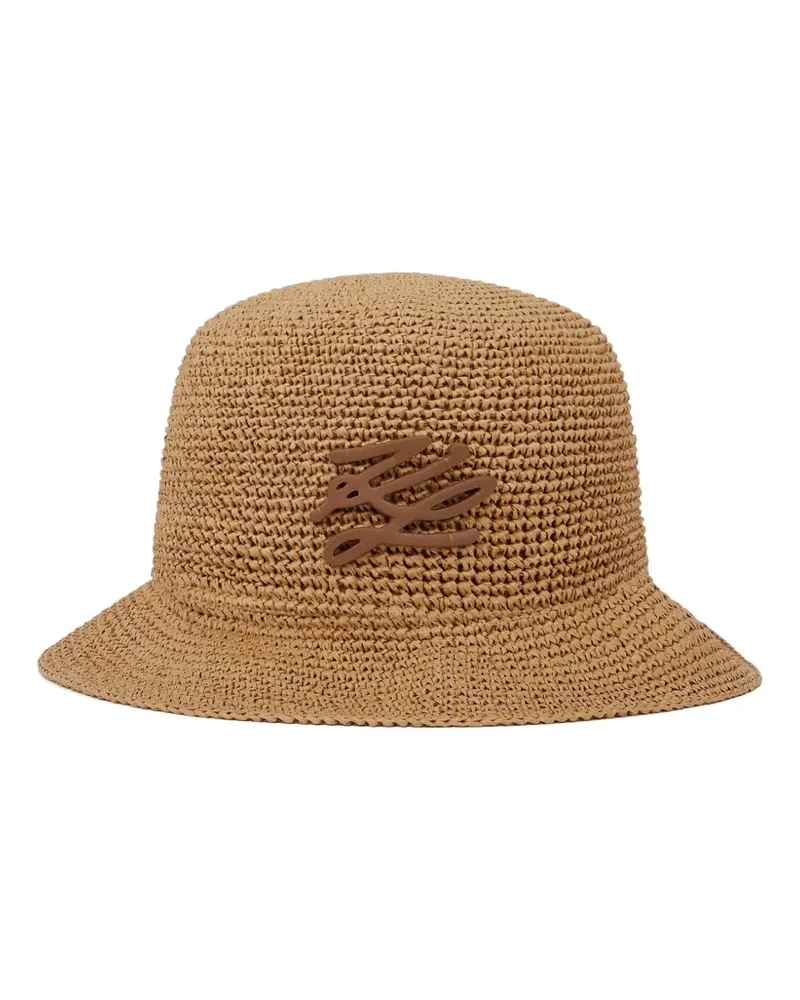 Karl Lagerfeld Gehäkelter K/Autograph Hut - Nude Nude