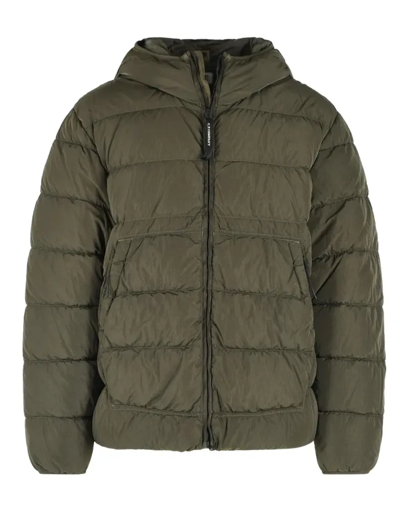 C.P. Company Chrome-R Goggle hooded down jacket - Grün Grün