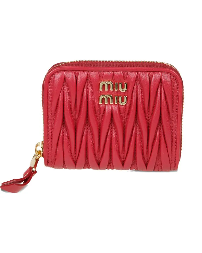 Miu Miu quilted wallet - Rot Rot