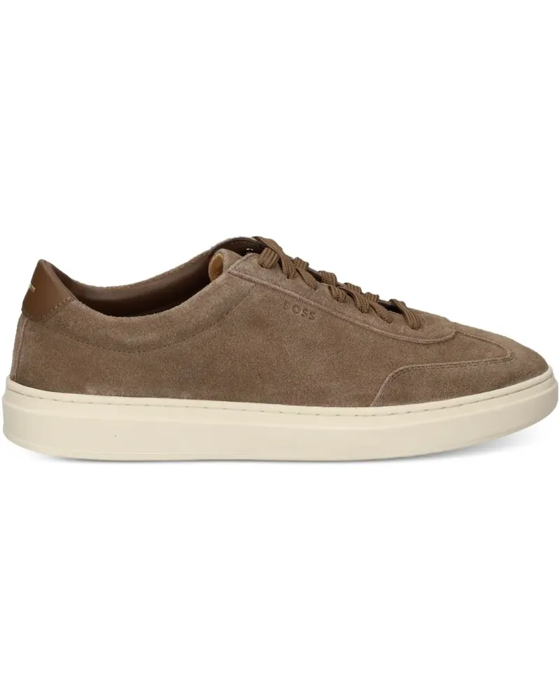 HUGO BOSS Sneakers mit Wildledereinsätzen - Braun Braun