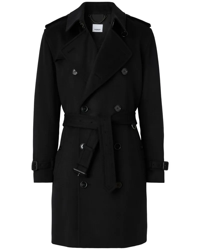 Burberry The Kensington Trenchcoat - Schwarz Schwarz