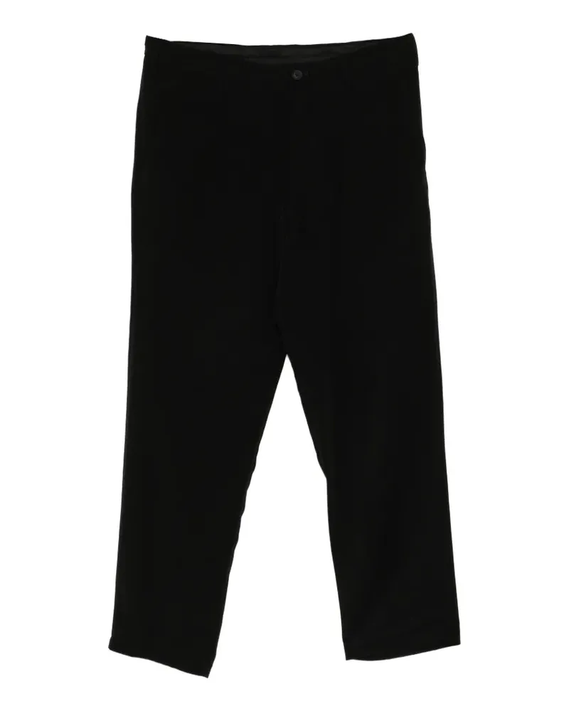 Yohji Yamamoto drawstring wide-leg trousers - Schwarz Schwarz