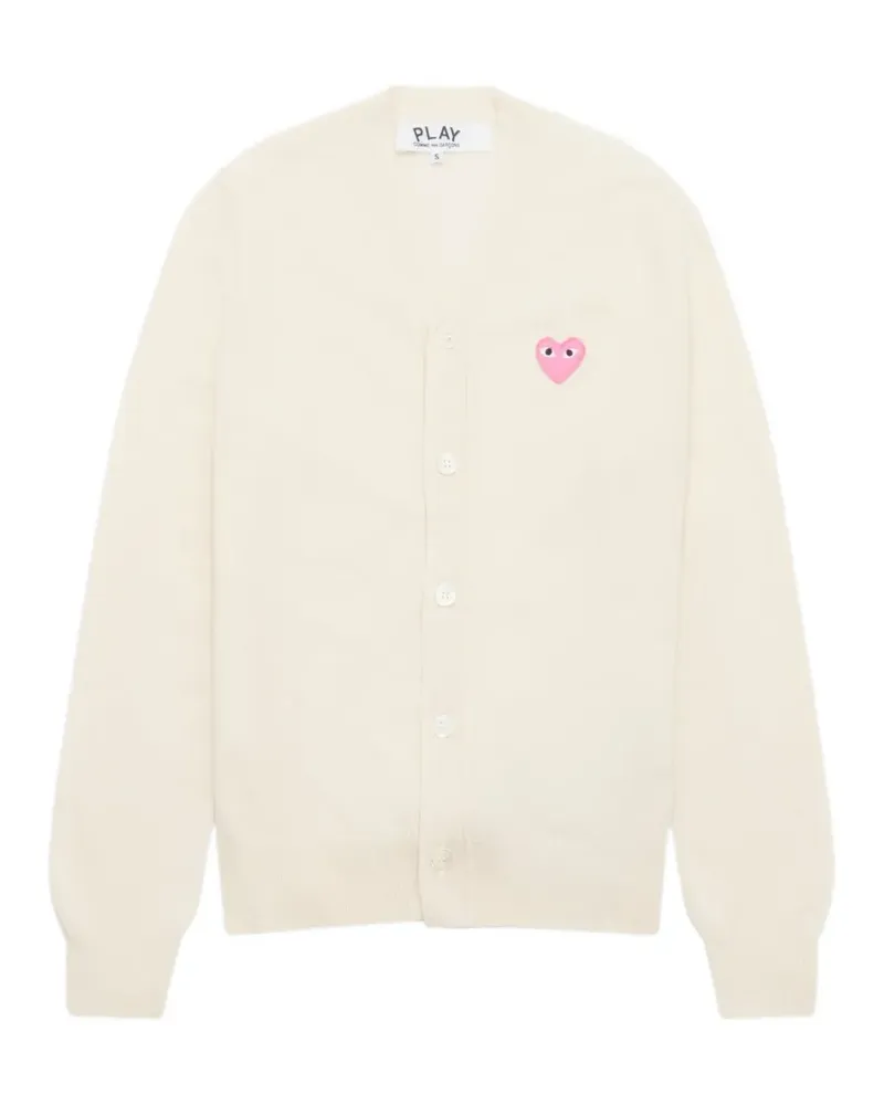 Comme des Garçons Cardigan mit V-Ausschnitt - Nude Nude