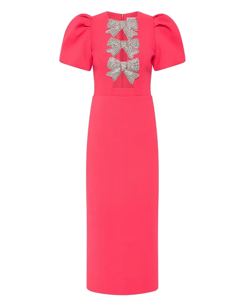 Rebecca Vallance Posey Midikleid - Rosa Rosa