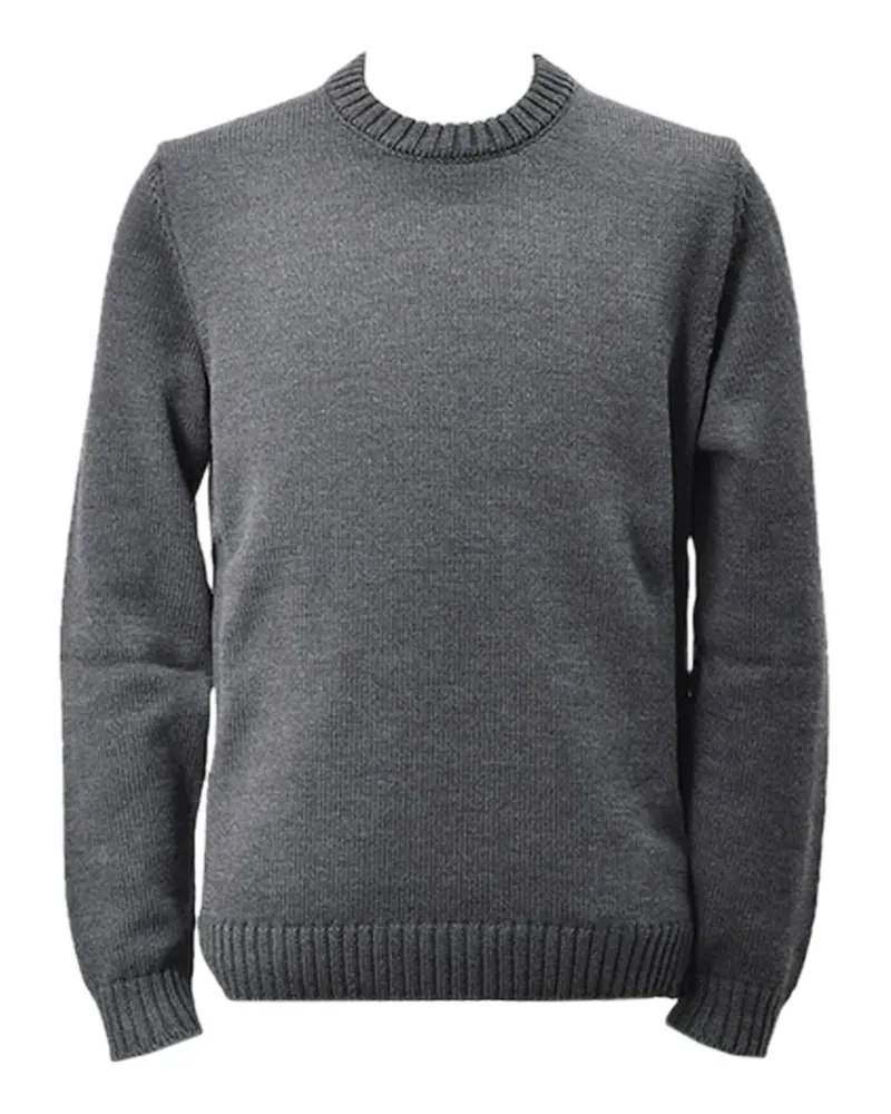 Zanone Gerippter Pullover - Grau Grau