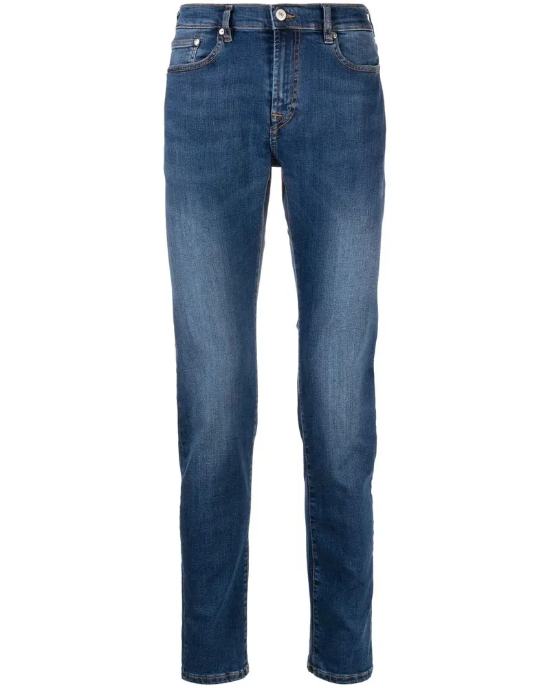 Paul Smith Halbhohe Slim-Fit-Jeans - Blau Blau