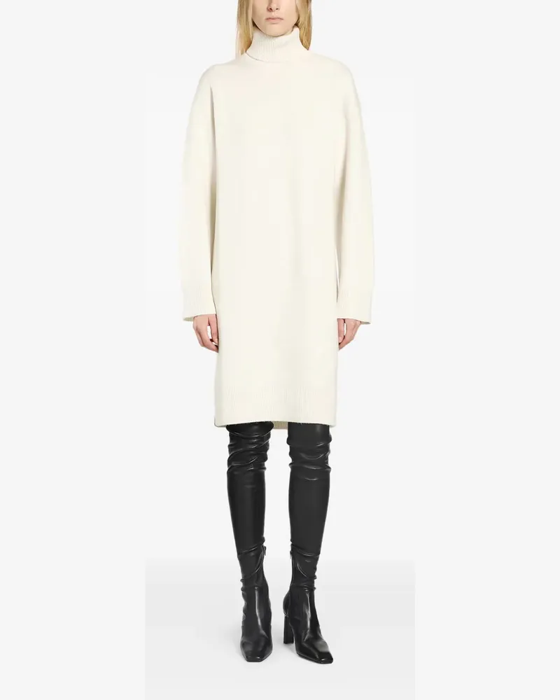 Totême turtleneck midi knitted dress - Nude Nude