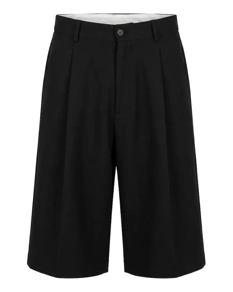 Société Anonyme Andrew pleated shorts - Schwarz Schwarz